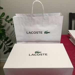 lacoste paper bag
